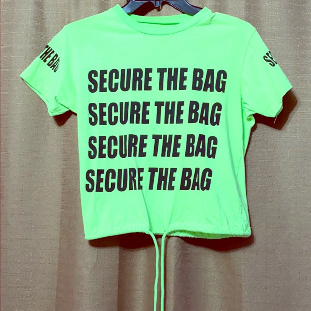 Secure the Bag Drawstring Shirt